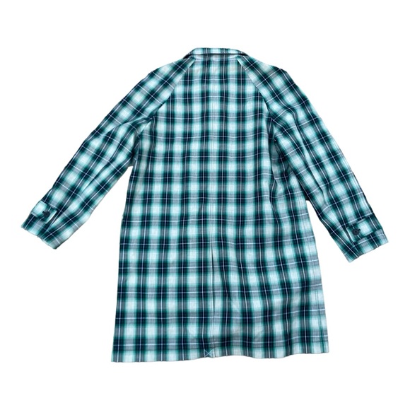 New With Tags Men’s XL Club Monaco Patterned Mac Coat Plaid - Picture 7 of 11